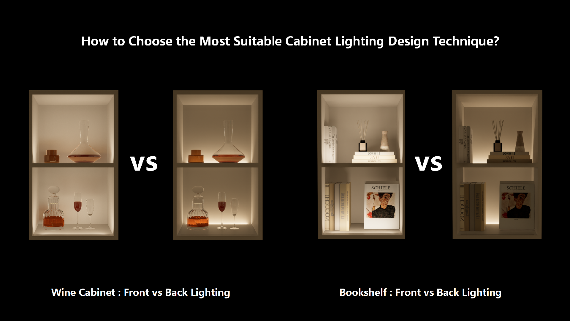 How to Choose the Most Suitable Cabinet Lighting Design Technique?